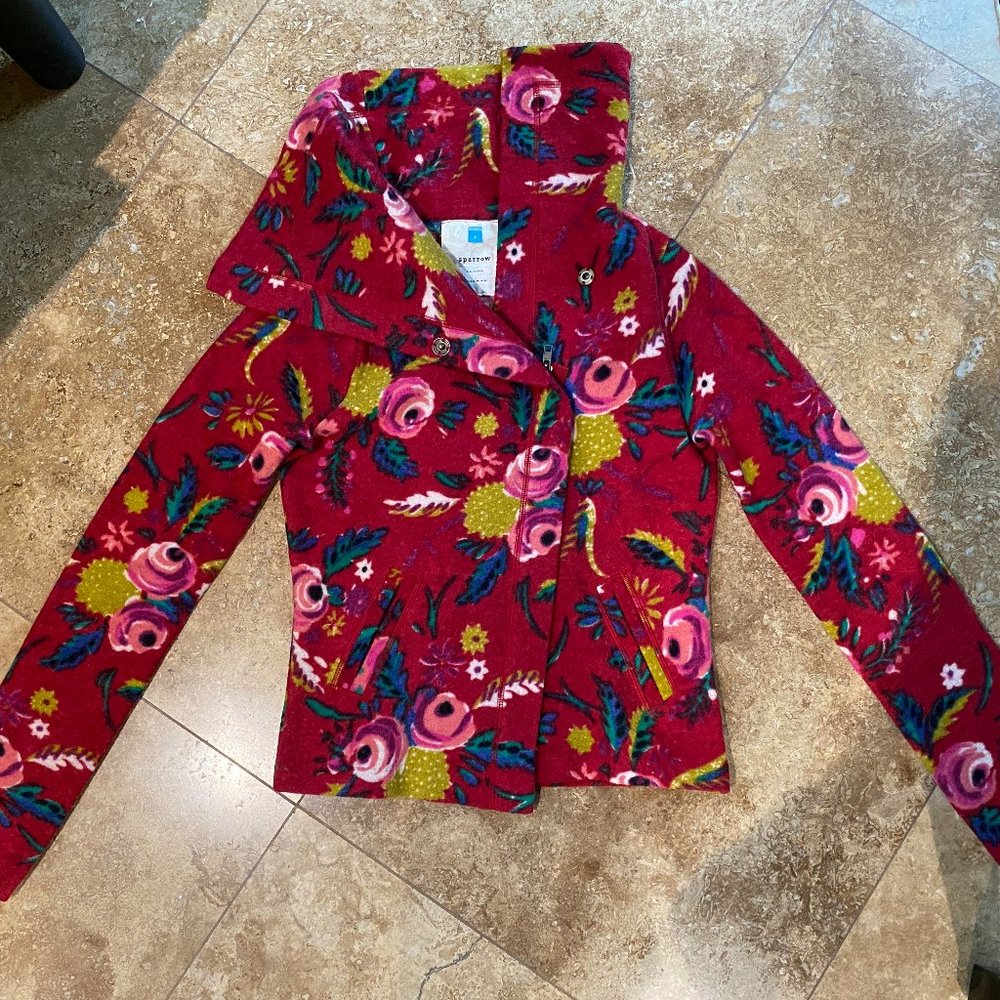 Anthropologie Sparrow Zipper Sweater
